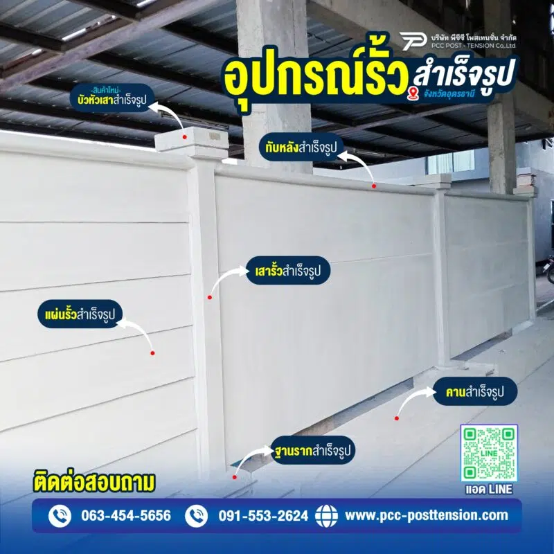 อุปกรณ์รั้วสำเร็จรูป